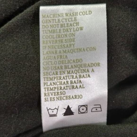 Ladies Green Tea XXL cotton/poly/spandex black skort pockets comfort side notch - Picture 10 of 11